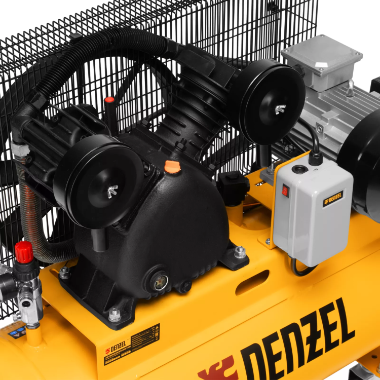 Компрессор воздушный рем. привод Denzel BCV 4000-T/100, 4,0 кВт, 100 литров, 690 л/мин купить в Нижневартовске