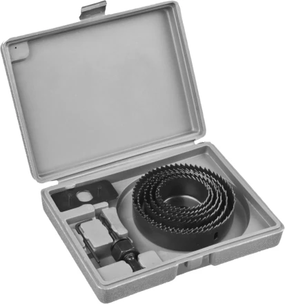 Набор кольцевых коронок по дереву STAYER "MASTER" Д51, 57, 67, 76, 88, 102мм. 8шт. 29600-H8 купить в Нижневартовске