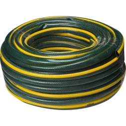 Шланг GRINDA "STANDARD" поливочный, 15 атм., армированный, 3-х слойный, 3/4"х50м 429000-3/4-50