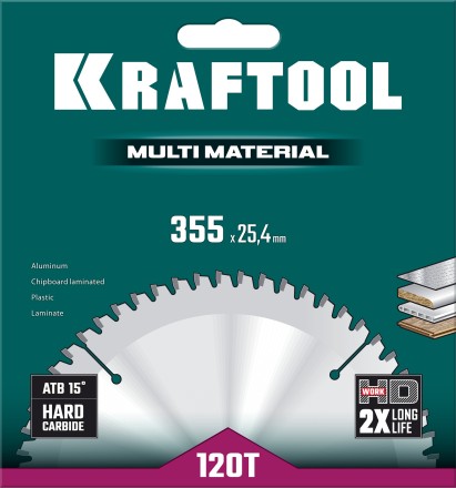 Диск пильный Multi Material, повышенный ресурс 36953-355-25.4 купить в Нижневартовске
