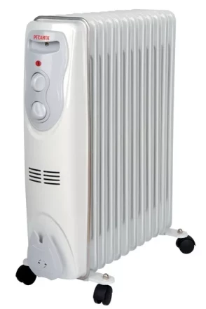 Маслянный радиатор обогреватель электрический Ресанта ОМ-12Н купить в Нижневартовске