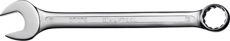 Ключ комбинированный KRAFTOOL, Cr-V, DIN 3113 27079-27 купить в Нижневартовске