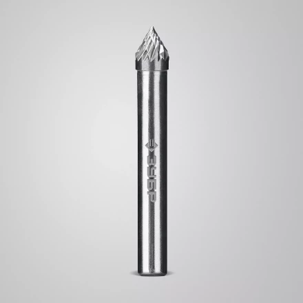 Зубр Твердосплавная борфреза J - зенкер с вершиной 60°, 6 х 5 мм (28808-6-5) купить в Нижневартовске