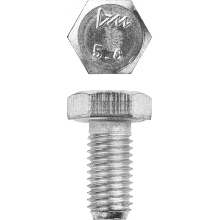 Болт ЗУБР "МАСТЕР" с шестигранной головкой, ГОСТ 7798-70, класс прочности 5.8, оцинкованный, M12x25мм, 5кг 303080-12-025 купить в Нижневартовске