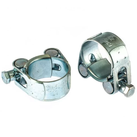 Хомуты металлические силовые 29-31 мм ширина 20 мм шарнирный W1 2 шт Сибртех 47511 купить в Нижневартовске