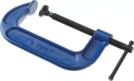 Струбцина  ЗУБР "ПРОФЕССИОНАЛ" тип "G", корпус - ковкий чугун, 125мм 32245-125_z01 купить в Нижневартовске