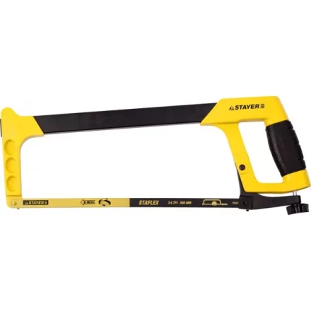 Ножовка по металлу STAYER RX700-HERCULES, металлическая обрезиненная ручка, натяжение 100 кг, 300 мм 2-15791_z01 купить в Нижневартовске