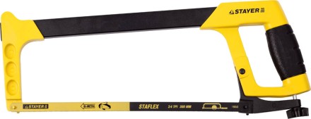 Ножовка по металлу STAYER RX700-HERCULES, металлическая обрезиненная ручка, натяжение 100 кг, 300 мм 2-15791_z01 купить в Нижневартовске