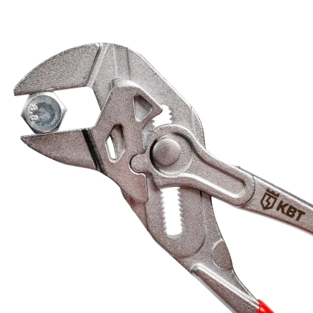 Клещи переставные — гаечный ключ КВТ 180 мм с кнопочной самофиксацией (82147) купить в Нижневартовске