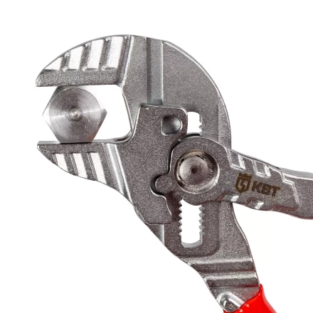 Клещи переставные — гаечный ключ КВТ 180 мм с кнопочной самофиксацией (82147) купить в Нижневартовске