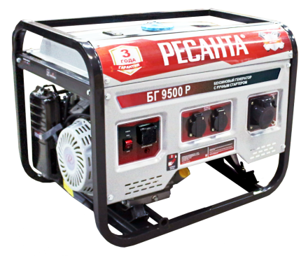 Бензогенератор  Ресанта БГ 9500 Р купить в Нижневартовске