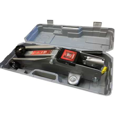 Домкрат гидравлический подкатной 2 т h подъема 135–385 мм в пласт. кейсе  MATRIX MASTER 51028 купить в Нижневартовске