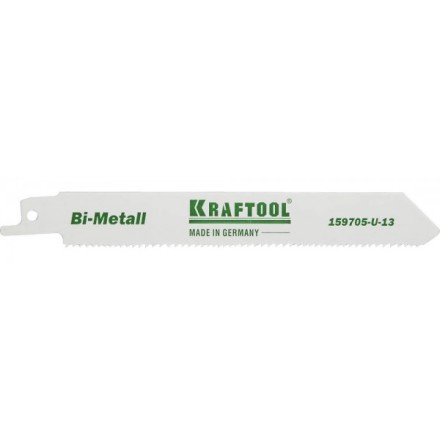Полотно KRAFTOOL &quot;INDUSTRIE QUALITAT&quot;, S922VF, для эл/ножовки, Bi-Metall, по металлу, дереву, шаг 1,8-2,5мм, 130мм 159705-U-13 купить в Нижневартовске