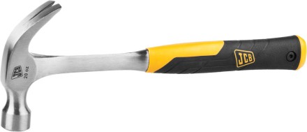 Молоток-гвоздодер JCB цельнокованый, двухкомпонентная виброгасящая рукоятка, 550г JHM004 купить в Нижневартовске