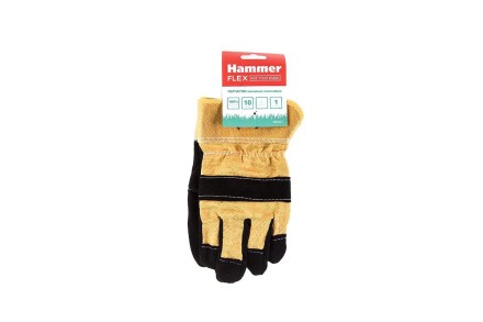 Спилковые перчатки повышенной прочности HAMMER 230-021 купить в Нижневартовске