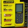Дальномер STAYER "MASTER" MAX-Control лазерный, 2 точки отсчета, дальность 50м, точность 2мм 34957 купить в Нижневартовске