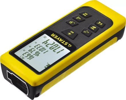 Дальномер STAYER "MASTER" MAX-Control лазерный, 2 точки отсчета, дальность 50м, точность 2мм 34957 купить в Нижневартовске