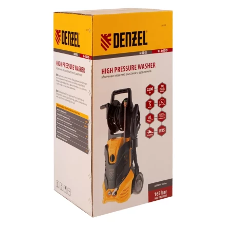 Минимойка-мойка высокого давления DENZEL R-165D с барабаном 58235 купить в Нижневартовске