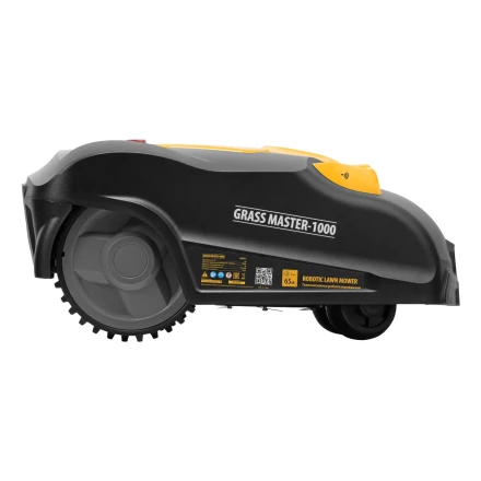 Робот-газонокосилка Grass Master 1000, ультразвуковой датчик, 3 Ач, LCD дисплей, Wi-Fi // Denzel купить в Нижневартовске