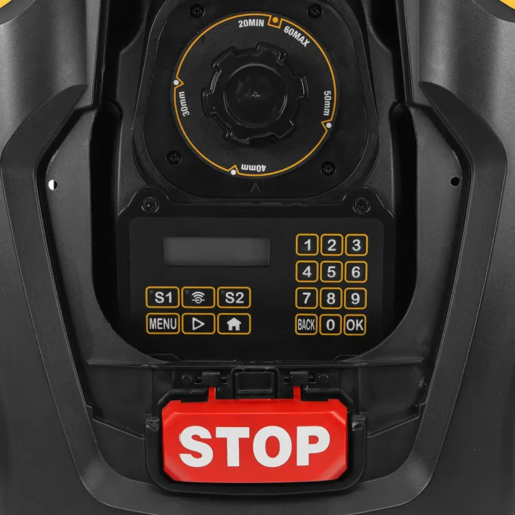 Робот-газонокосилка Grass Master 1000, ультразвуковой датчик, 3 Ач, LCD дисплей, Wi-Fi // Denzel купить в Нижневартовске