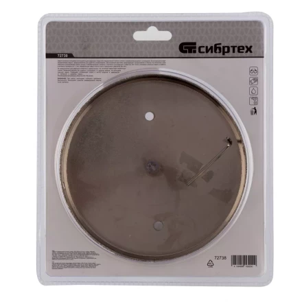 Сверло по керамической плитке и стеклу Сибртех 72738, 150 х 55 мм, шестигранный хвостовик, с центрующим сверлом купить в Нижневартовске