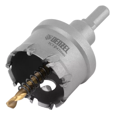 Коронка по металлу твердосплавная, 47 мм Denzel 724015 купить в Нижневартовске