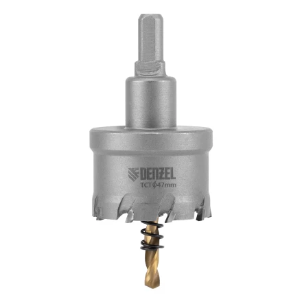 Коронка по металлу твердосплавная, 47 мм Denzel 724015 купить в Нижневартовске