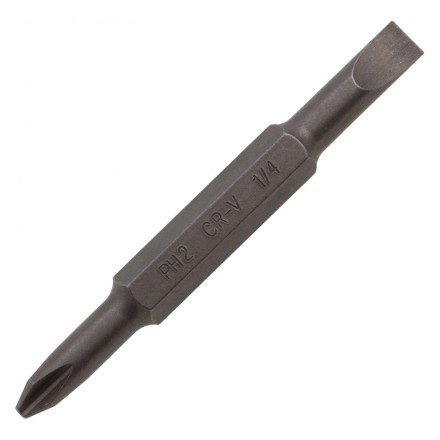 Отвертка комбинированная Denzel, SL3/16&quot;-PH1, SL1/4&quot;-PH2, 3-х компонентная рукоятка, 7713381 купить в Нижневартовске