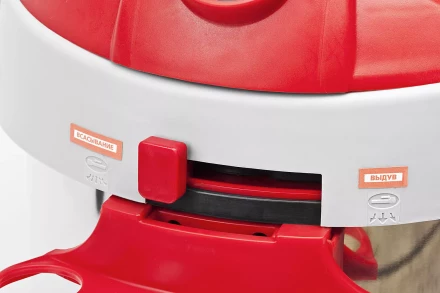 Пылесос ЗУБР сухая и влажная уборка, нержавеющая сталь, усиленное основание, розетка до 2000Вт, 30л, 1400Вт ЗППУ-1400-30 купить в Нижневартовске