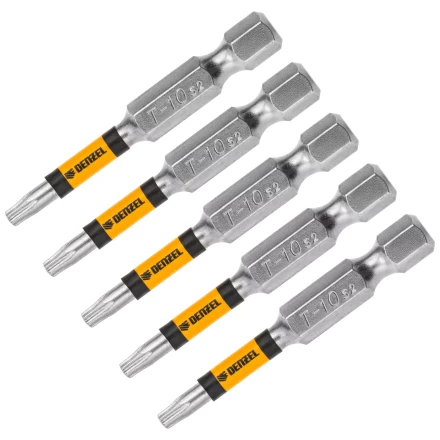Бита T10x50, 5 шт. Denzel 7711318 купить в Нижневартовске