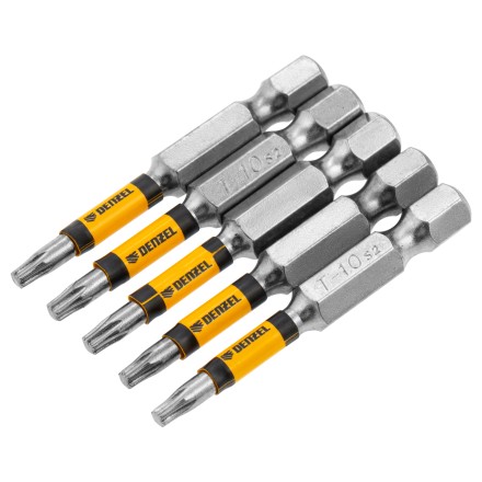 Бита T10x50, 5 шт. Denzel 7711318 купить в Нижневартовске