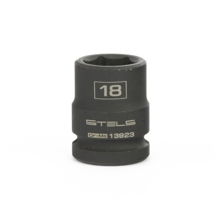 Головка ударная шестигранная 18 мм 1/2&quot; CrMo Stels 13923 купить в Нижневартовске