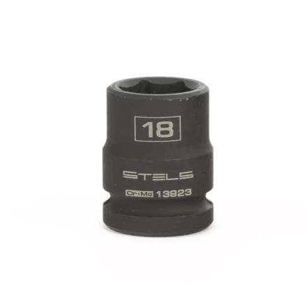 Головка ударная шестигранная 18 мм 1/2" CrMo Stels 13923 купить в Нижневартовске