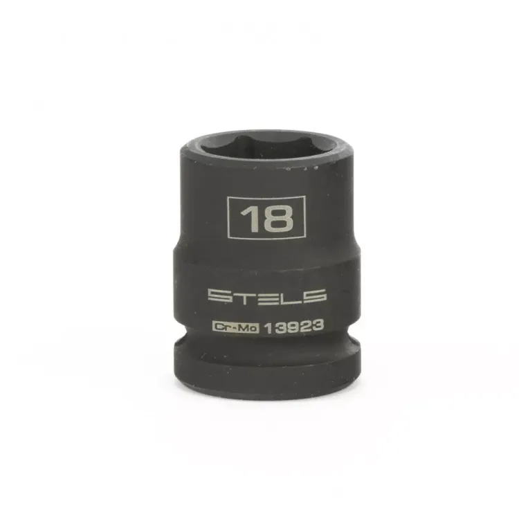 Головка ударная шестигранная 18 мм 1/2" CrMo Stels 13923 купить в Нижневартовске
