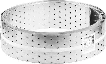 Перфорированная монтажная лента ЗУБР "МАСТЕР", 100х2,00мм, 10м 310245-100 купить в Нижневартовске