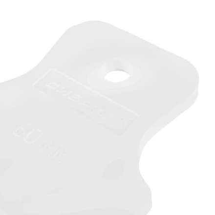 Шпатель, белая резина, 60 мм Россия Сибртех 85832 купить в Нижневартовске