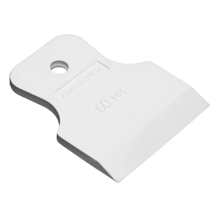 Шпатель, белая резина, 60 мм Россия Сибртех 85832 купить в Нижневартовске