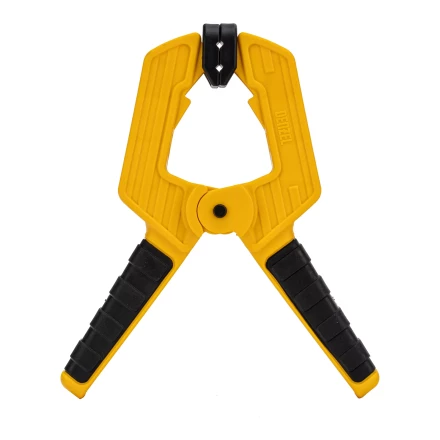 Струбцина клещеобразная Denzel, усиленная 80 х 60 мм, двухкомпонентные рукоятки, 20797 купить в Нижневартовске