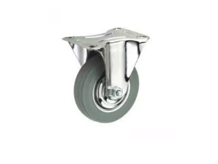 Колесо неповоротное серая резина FC 63 f 160 мм 1027209 купить в Нижневартовске