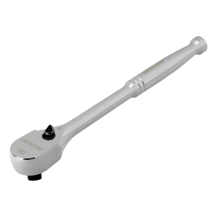 Ключ-трещотка 3/8&quot; Gross 14051, CrV, 120 зубьев, цельнометаллический, хром купить в Нижневартовске