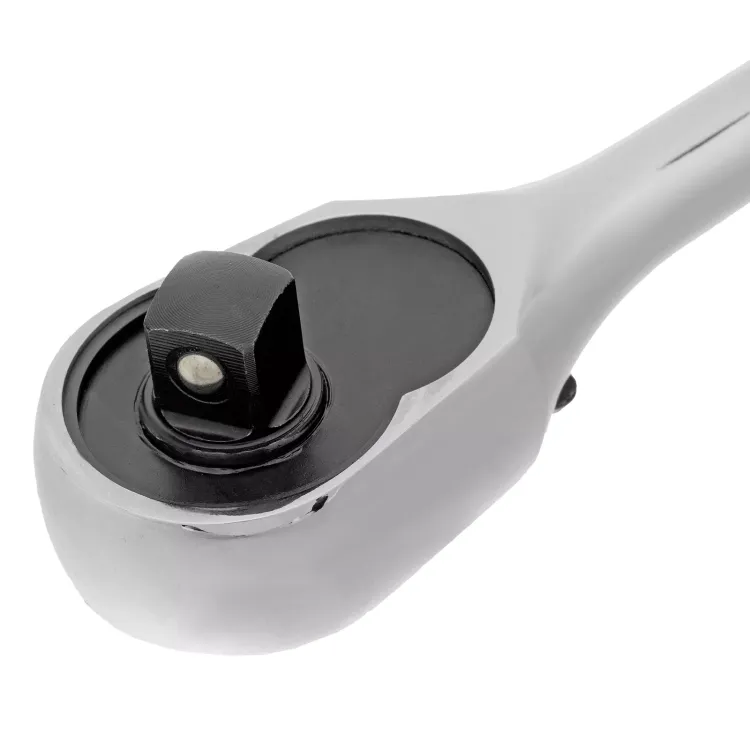 Ключ-трещотка 3/8" Gross 14051, CrV, 120 зубьев, цельнометаллический, хром купить в Нижневартовске