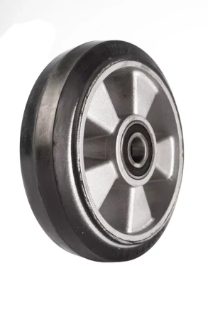 Колесо резиновое 180х50 мм с подшипником для тележек гидравлических BF/BF-III/DF-III/RHP/AC/DF/CW2 1000915 купить в Нижневартовске