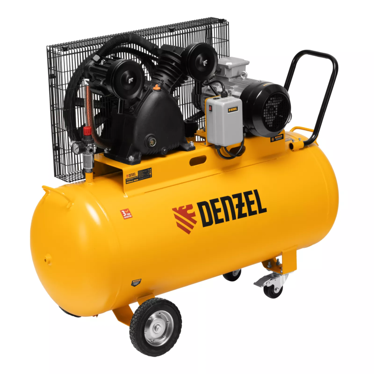 Компрессор воздушный рем. привод Denzel BCV 4000-T/200, 4,0 кВт, 200 литров, 690 л/мин купить в Нижневартовске