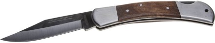 Нож STAYER складной с деревянными вставками, большой 47620-2_z01 купить в Нижневартовске