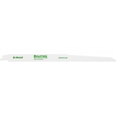 Полотно KRAFTOOL &quot;INDUSTRIE QUALITAT&quot;, S1222VF, для эл/ножовки, Bi-Metall, по металлу, дереву, шаг 1,8-2,5мм, 280мм 159705-U-28 купить в Нижневартовске