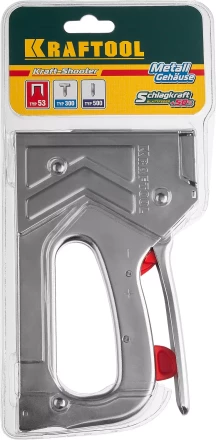 Стальной рессорный степлер 53(6-16мм)/300/500, KRAFTOOL 3180 купить в Нижневартовске