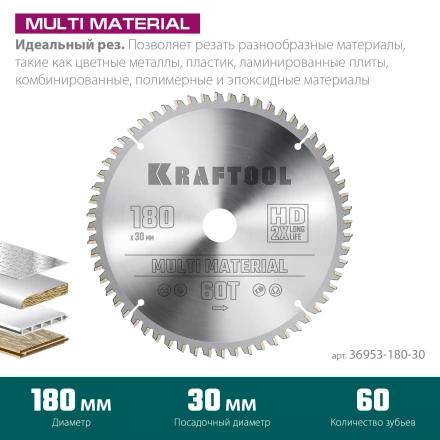 Диск пильный Multi Material, повышенный ресурс 36953-180-30 купить в Нижневартовске