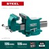 Тиски KRAFTOOL STEEL стальные 32701-125 купить в Нижневартовске
