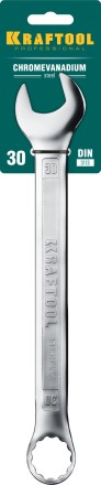 Ключ комбинированный KRAFTOOL, Cr-V, DIN 3113 27079-30 купить в Нижневартовске