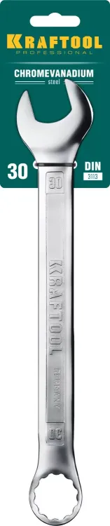 Ключ комбинированный KRAFTOOL, Cr-V, DIN 3113 27079-30 купить в Нижневартовске